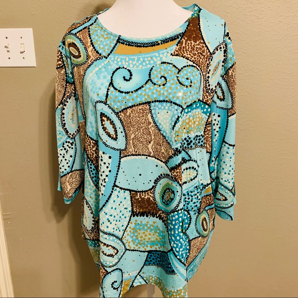 Maggie Barnes Top - Size 1X (18/20)
